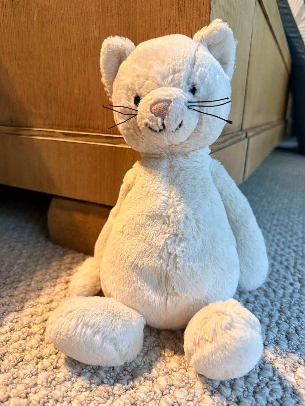 Jellycat cream bashful kitten